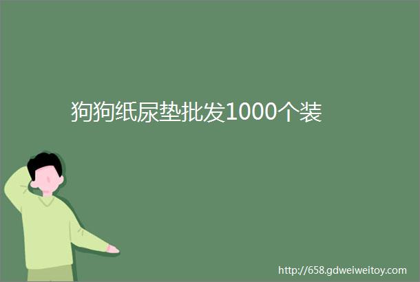 狗狗纸尿垫批发1000个装